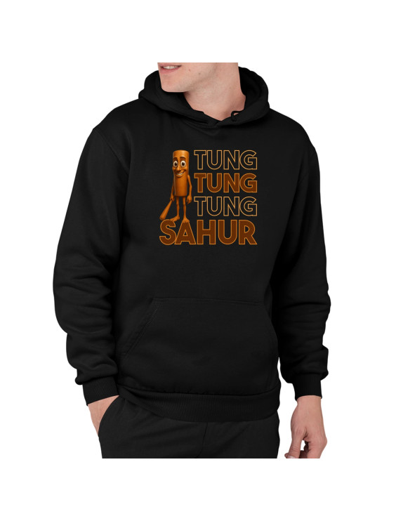 Tung tung tung sahur - włoski brainrot - męska bluza z nadrukiem