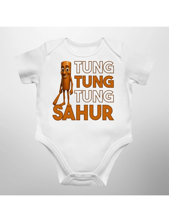 Tung tung tung sahur - włoski brainrot - body dziecięce z nadrukiem
