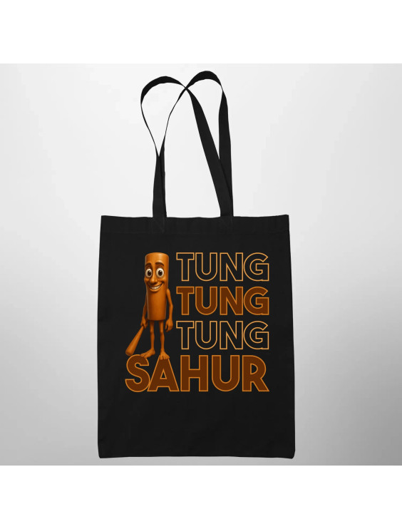 Tung tung tung sahur - włoski brainrot - torba z nadrukiem