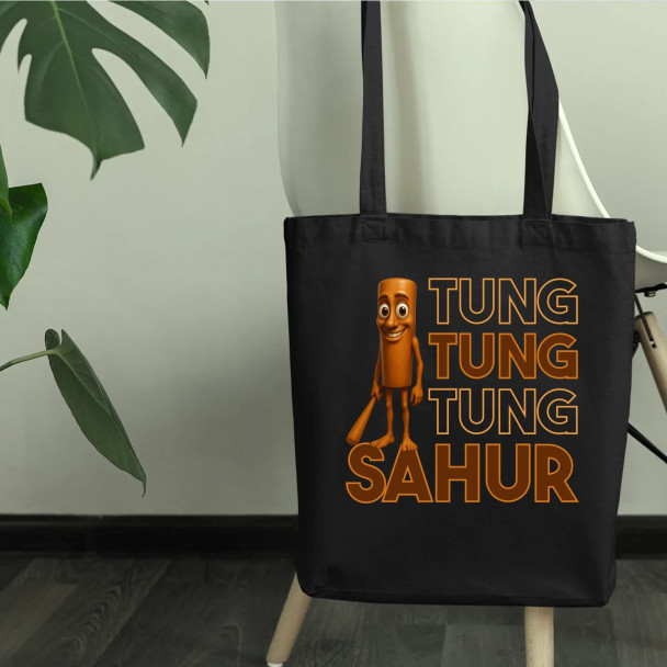 Tung tung tung sahur - włoski brainrot - torba z nadrukiem