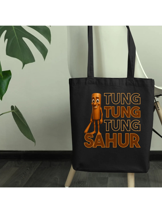 Tung tung tung sahur - włoski brainrot - torba z nadrukiem