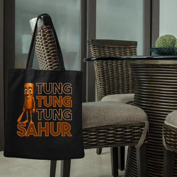 Tung tung tung sahur - włoski brainrot - torba z nadrukiem