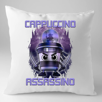 Cappuccino Assassino - Italian Brainrot - poduszka z nadrukiem