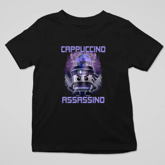 Cappuccino Assassino - Italian Brainrot - dziecięca koszulka z nadrukiem
