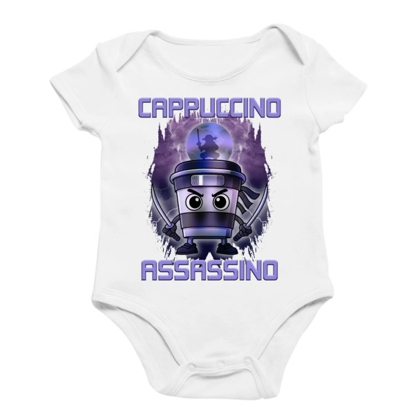 Cappuccino Assassino - Italian Brainrot - body dziecięce z nadrukiem