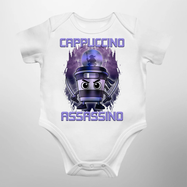 Cappuccino Assassino - Italian Brainrot - body dziecięce z nadrukiem
