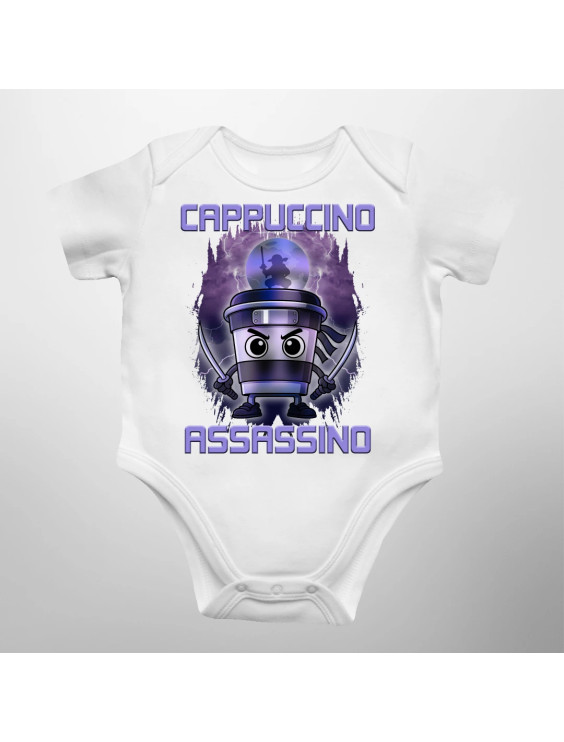 Cappuccino Assassino - Italian Brainrot - body dziecięce z nadrukiem