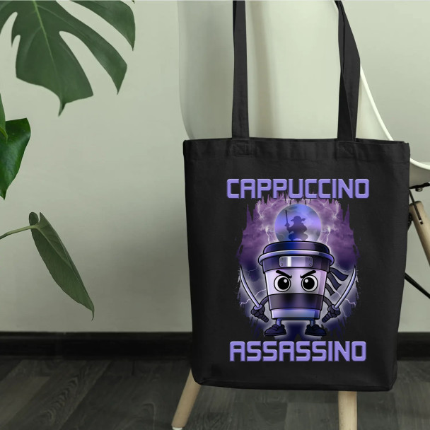 Cappuccino Assassino - Italian Brainrot - torba z nadrukiem