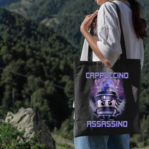 Cappuccino Assassino - Italian Brainrot - torba z nadrukiem