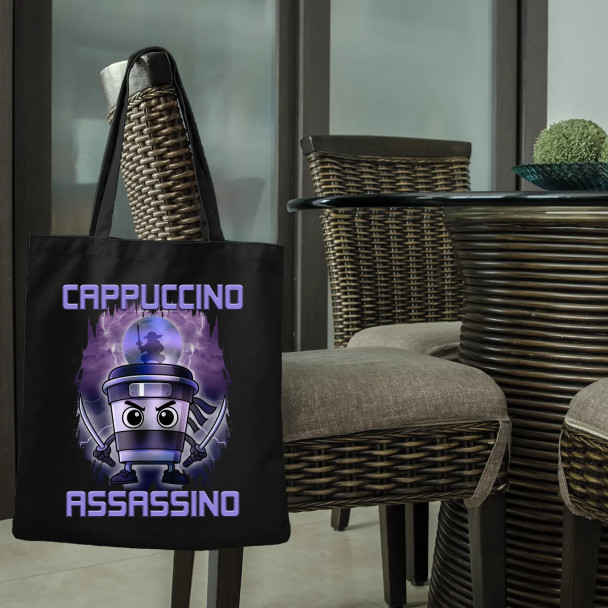 Cappuccino Assassino - Italian Brainrot - torba z nadrukiem
