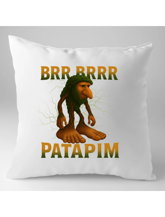 Brr brr patapim - Italian Brainrot - poduszka z nadrukiem