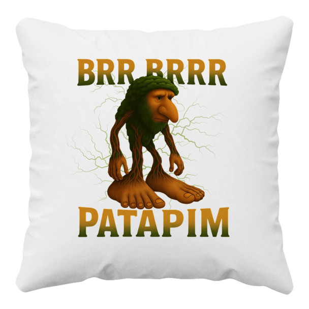 Brr brr patapim - Italian Brainrot - poduszka z nadrukiem