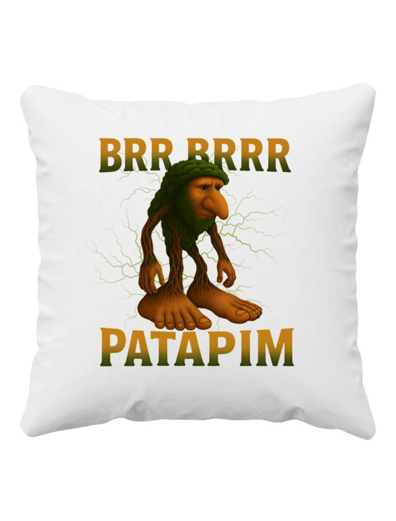 Brr brr patapim - Italian Brainrot - poduszka z nadrukiem