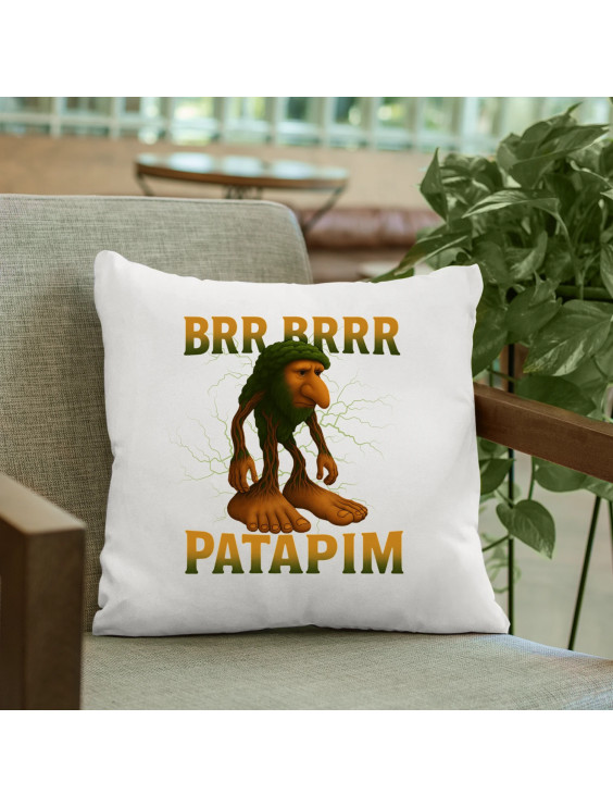 Brr brr patapim - Italian Brainrot - poduszka z nadrukiem