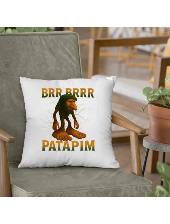 Brr brr patapim - Italian Brainrot - poduszka z nadrukiem