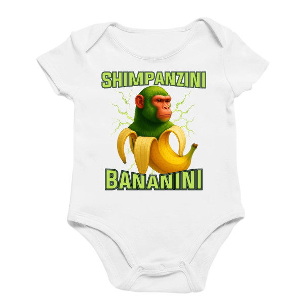 Shimpanzini bananini - Italian Brainrot - body dziecięce z nadrukiem