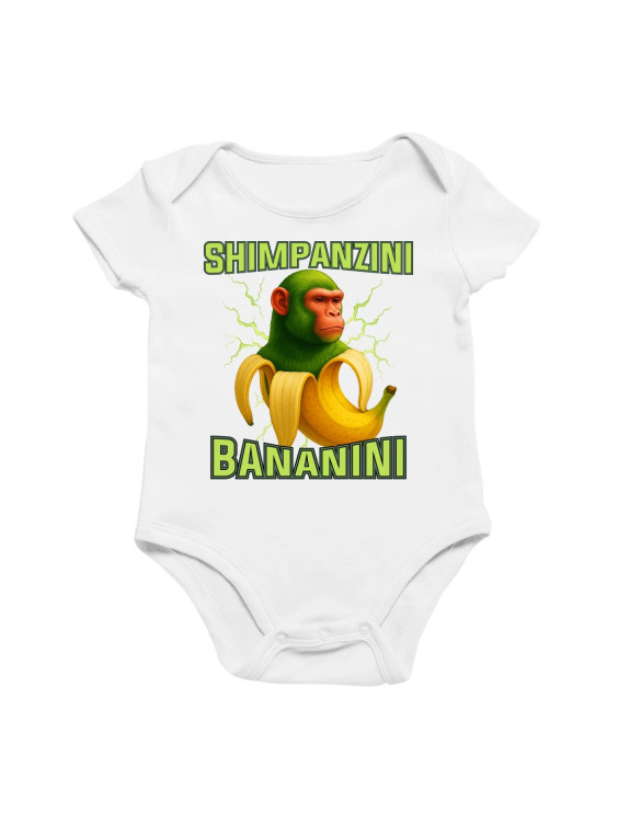 Shimpanzini bananini - Italian Brainrot - body dziecięce z nadrukiem