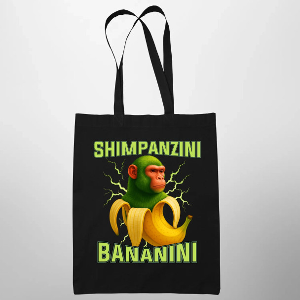 Shimpanzini bananini - Italian Brainrot - torba z nadrukiem