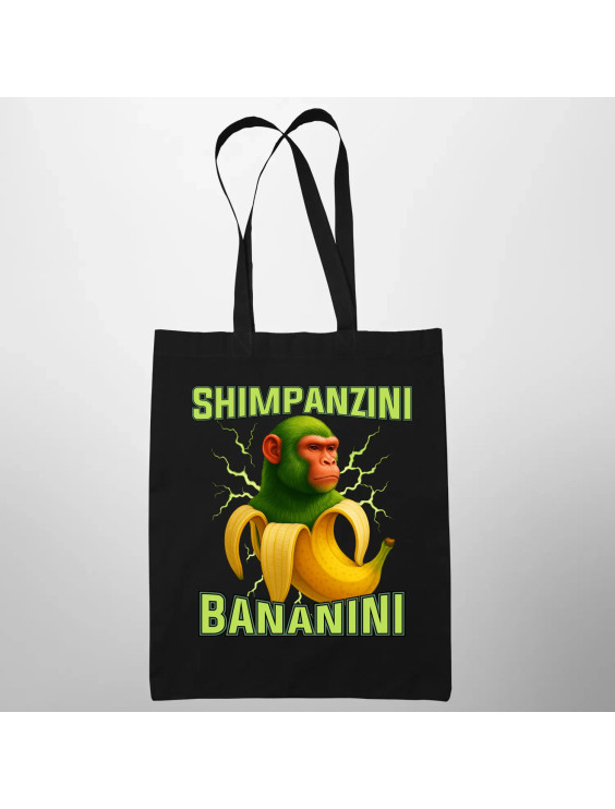 Shimpanzini bananini - Italian Brainrot - torba z nadrukiem