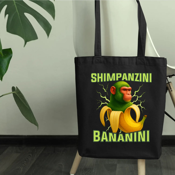 Shimpanzini bananini - Italian Brainrot - torba z nadrukiem