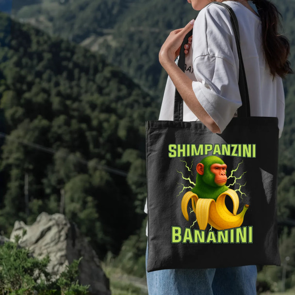 Shimpanzini bananini - Italian Brainrot - torba z nadrukiem