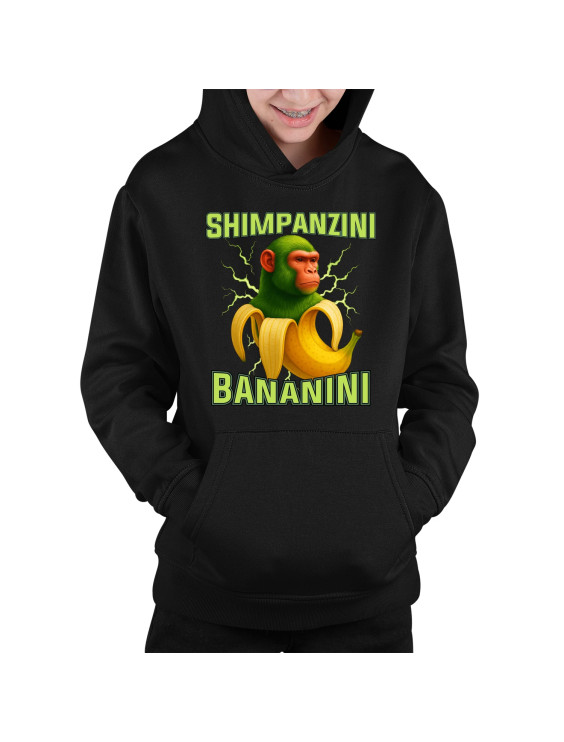 Shimpanzini bananini - Italian Brainrot - dziecięca bluza z nadrukiem