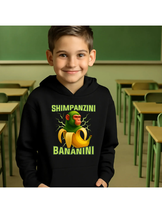 Shimpanzini bananini - Italian Brainrot - dziecięca bluza z nadrukiem