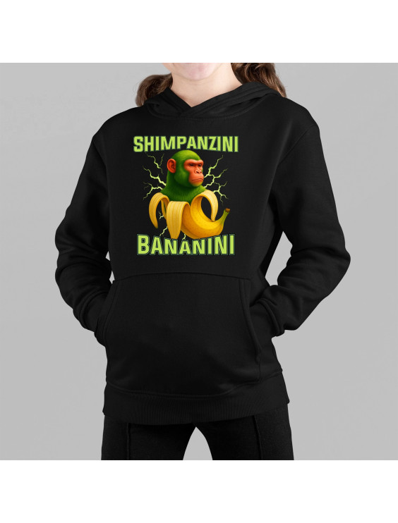 Shimpanzini bananini - Italian Brainrot - dziecięca bluza z nadrukiem