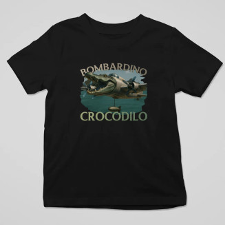 Bombardino Crocodilo - Italian Brainrot - dziecięca koszulka z nadrukiem