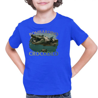 Bombardino Crocodilo - Italian Brainrot - dziecięca koszulka z nadrukiem