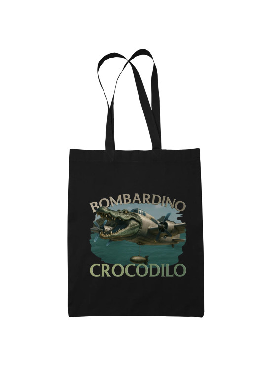 Bombardino Crocodilo - Italian Brainrot - torba z nadrukiem