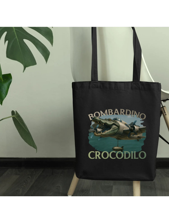 Bombardino Crocodilo - Italian Brainrot - torba z nadrukiem