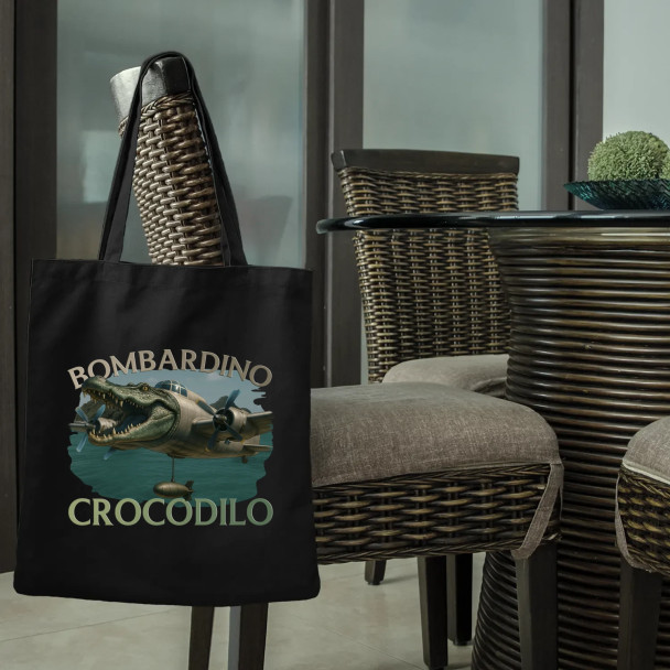 Bombardino Crocodilo - Italian Brainrot - torba z nadrukiem