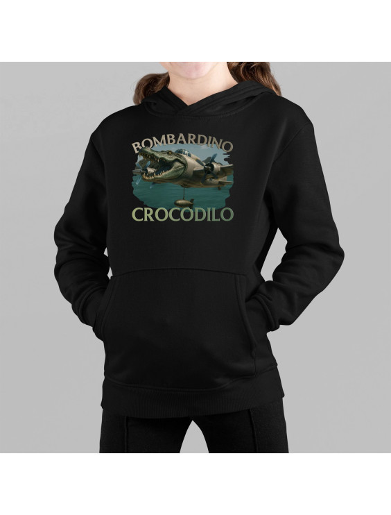 Bombardino Crocodilo - Italian Brainrot - dziecięca bluza z nadrukiem