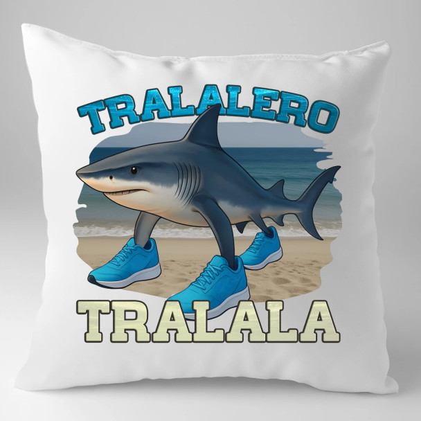 Tralalero Tralala - Italian Brainrot - poduszka z nadrukiem