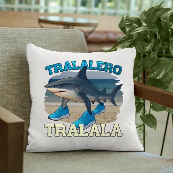 Tralalero Tralala - Italian Brainrot - poduszka z nadrukiem