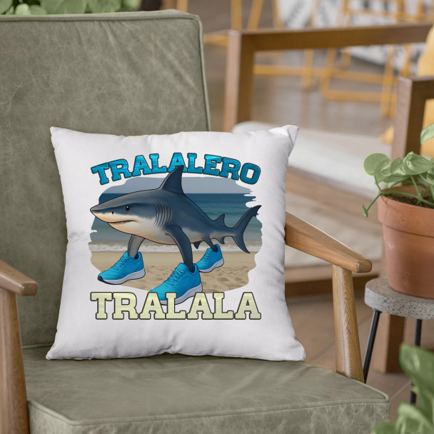 Tralalero Tralala - Italian Brainrot - poduszka z nadrukiem