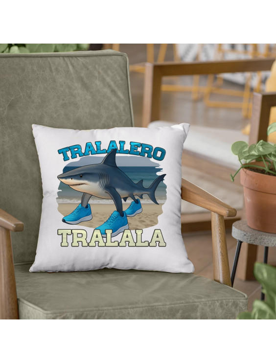 Tralalero Tralala - Italian Brainrot - poduszka z nadrukiem