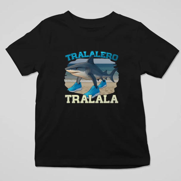 Tralalero Tralala - Italian Brainrot - dziecięca koszulka z nadrukiem