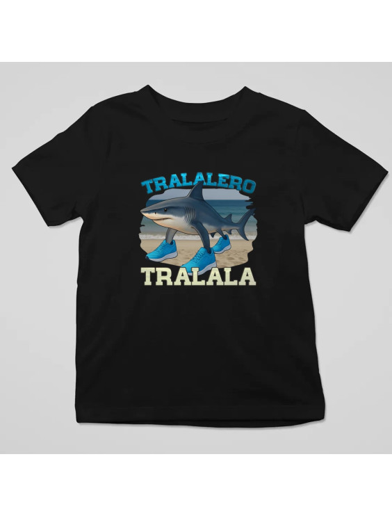 Tralalero Tralala - Italian Brainrot - dziecięca koszulka z nadrukiem