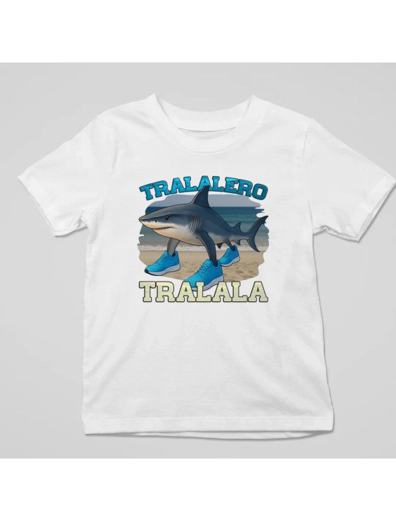 Tralalero Tralala - Italian Brainrot - dziecięca koszulka z nadrukiem