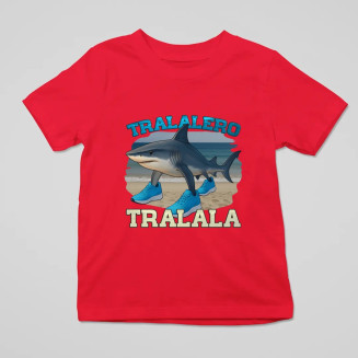Tralalero Tralala - Italian Brainrot - dziecięca koszulka z nadrukiem