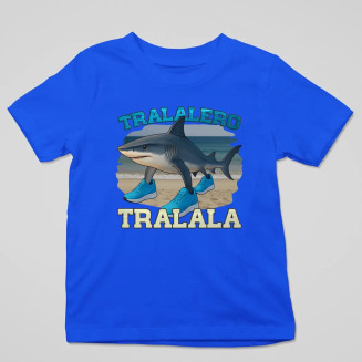 Tralalero Tralala - Italian Brainrot - dziecięca koszulka z nadrukiem