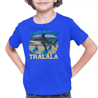 Tralalero Tralala - Italian Brainrot - dziecięca koszulka z nadrukiem
