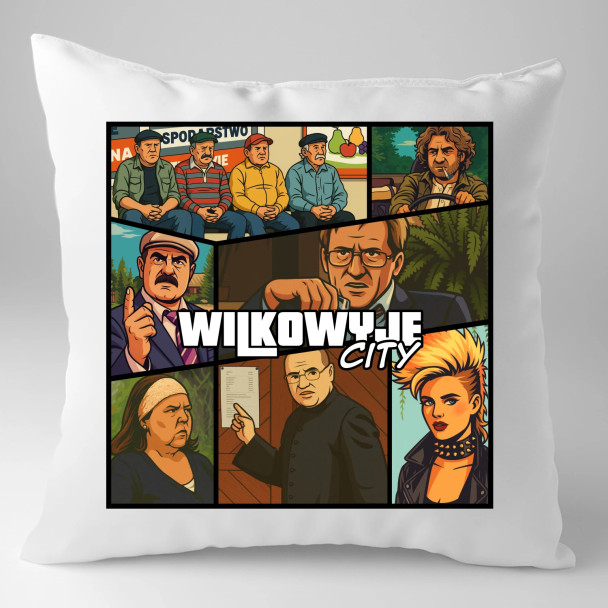 Wilkowyje City - poduszka z nadrukiem