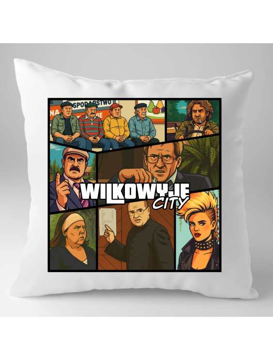 Wilkowyje City - poduszka z nadrukiem