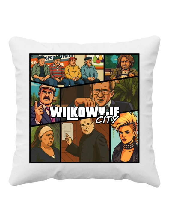 Wilkowyje City - poduszka z nadrukiem
