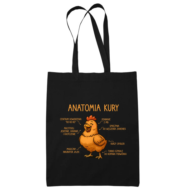 Anatomia kury - torba z nadrukiem