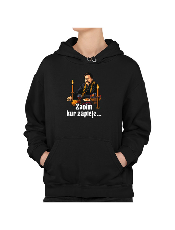 Zanim kur zapieje - damska bluza z nadrukiem