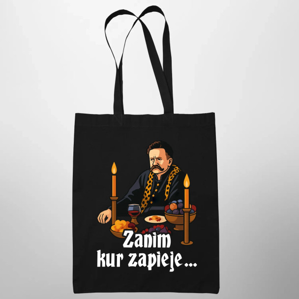 Zanim kur zapieje - torba z nadrukiem